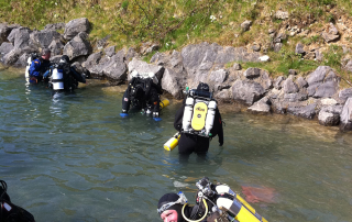 rEvo Rebreather Try Dives at Capernrwray